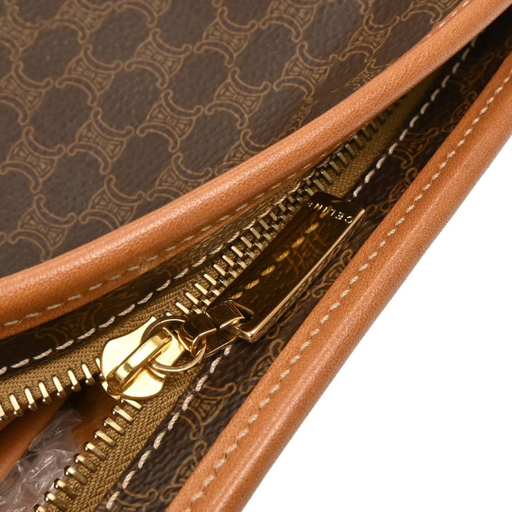 Celine Brown Macadam Clutch Bag DM99/2 186972