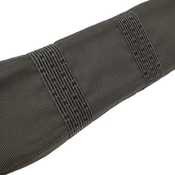 Hermes Gray Canvas Herline Tote MM Handbag 186974