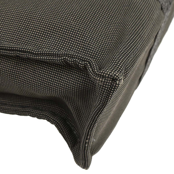 Hermes Gray Canvas Herline Tote MM Handbag 186974