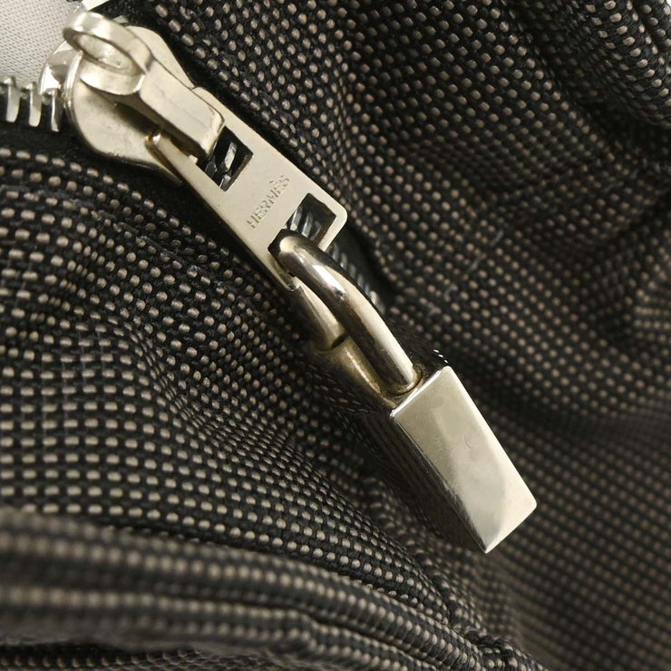 Hermes Gray Canvas Herline Tote MM Handbag 186974