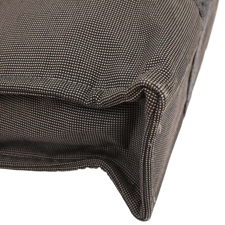 Hermes Gray Canvas Herline Tote MM Handbag 186980