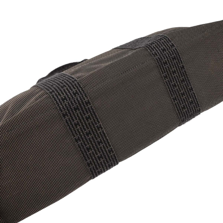 Hermes Gray Canvas Herline Tote MM Handbag 186984