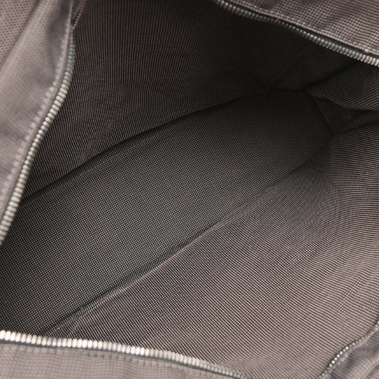 Hermes Gray Canvas Herline Tote MM Handbag 186984