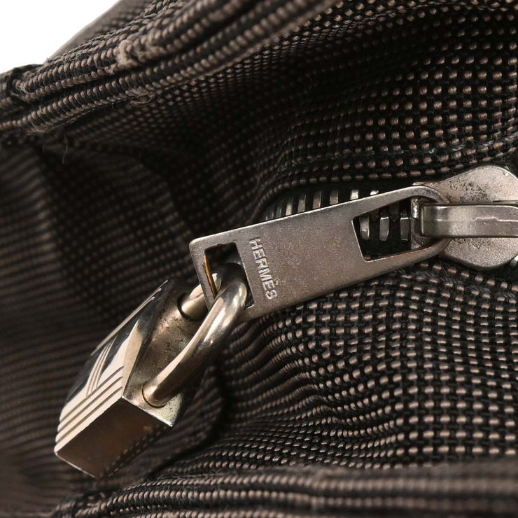 Hermes Gray Canvas Herline Tote MM Handbag 186984