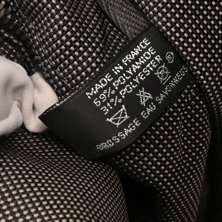 Hermes Gray Canvas Herline Tote MM Handbag 186984