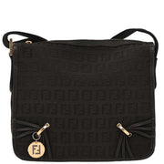 Fendi Black Zucchino Shoulder Bag 2370-8BT089-RQ8-058 186988