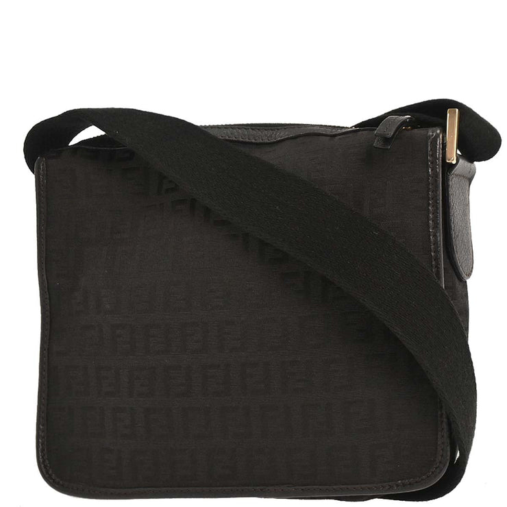 Fendi Black Zucchino Shoulder Bag 2370-8BT089-RQ8-058 186988