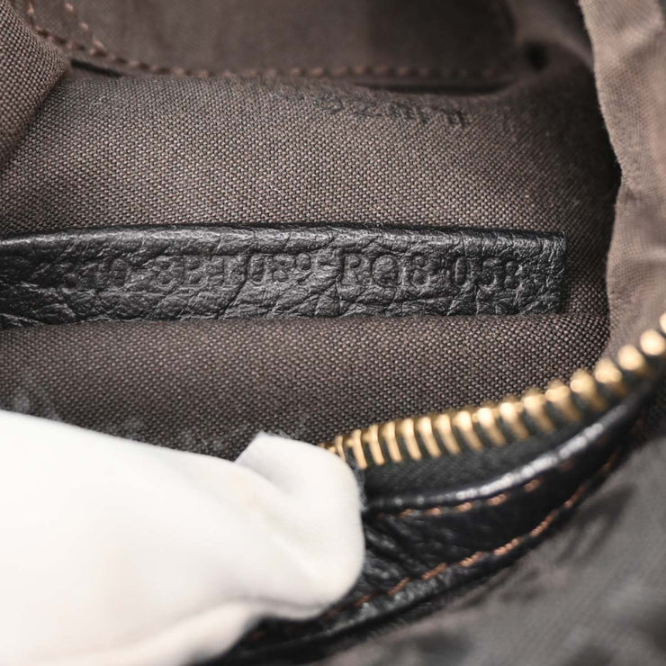 Fendi Black Zucchino Shoulder Bag 2370-8BT089-RQ8-058 186988