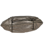 Salvatore Ferragamo Metallic Bronze Leather Vara Bow Handbag 186991