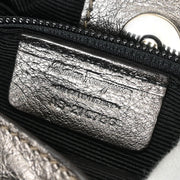 Salvatore Ferragamo Metallic Bronze Leather Vara Bow Handbag 186991