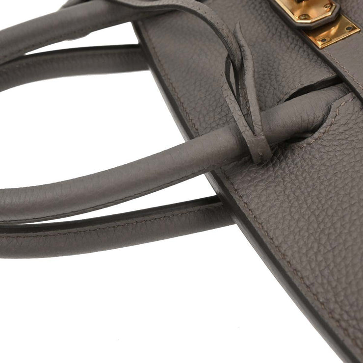 Hermes Gris Etain Togo Birkin 30 Handbag DIS989 186993