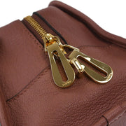 Loewe Brown Leather Amazona 28 Handbag 011007 186996