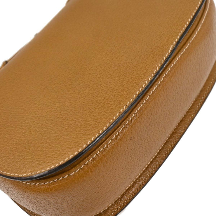 Gucci Brown Pigskin Bamboo 2way Handbag 000 46 0188 186997