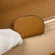 Gucci Brown Pigskin Bamboo 2way Handbag 000 46 0188 186997