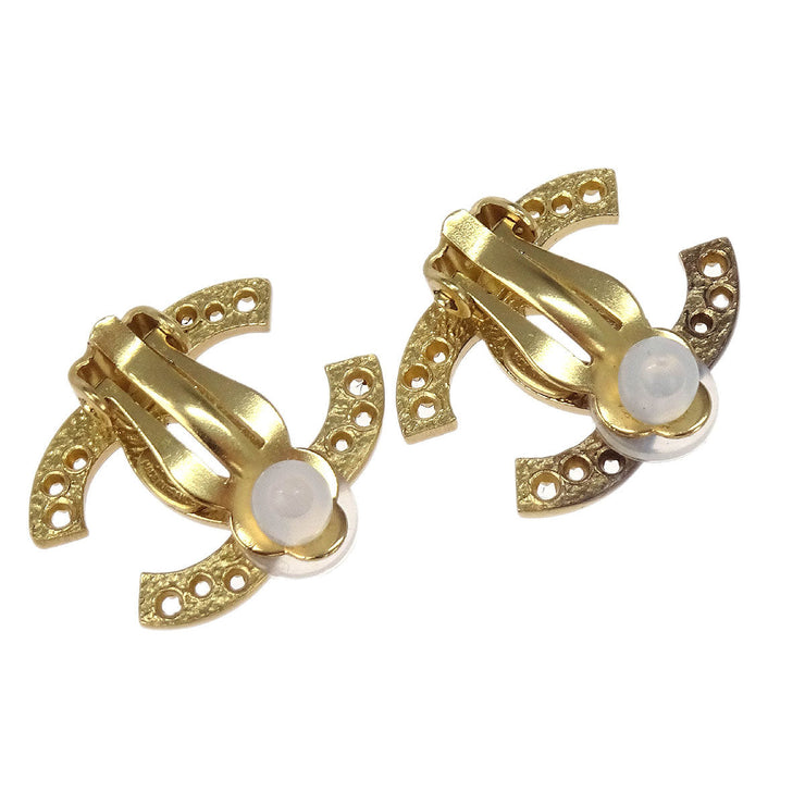 Chanel Gold CC Earrings Clip-On  03A 186998