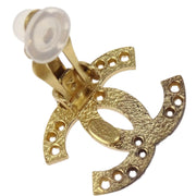 Chanel Gold CC Earrings Clip-On  03A 186998