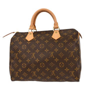 Louis Vuitton Monogram Speedy 30 Handbag M41526 TH0043 187003