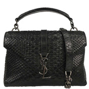 Saint Laurent Black PythonCollege 2way Handbag TCT42810¥0716 187005