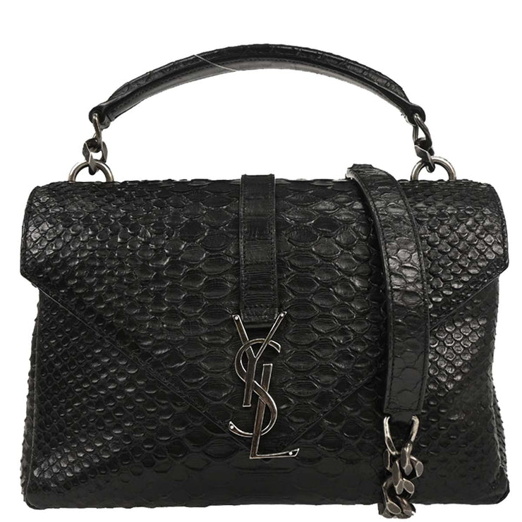 Saint Laurent Black PythonCollege 2way Handbag TCT42810¥0716 187005
