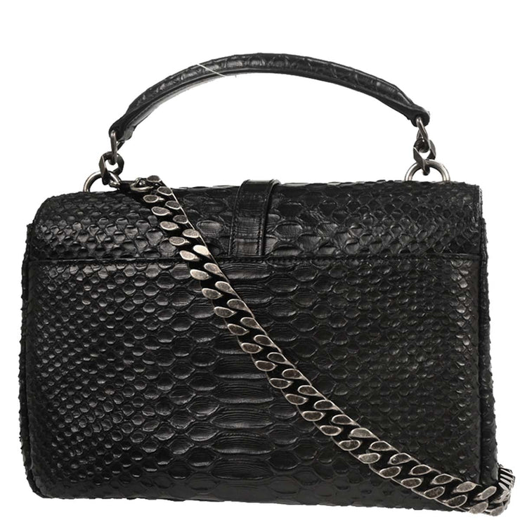 Saint Laurent Black PythonCollege 2way Handbag TCT42810¥0716 187005