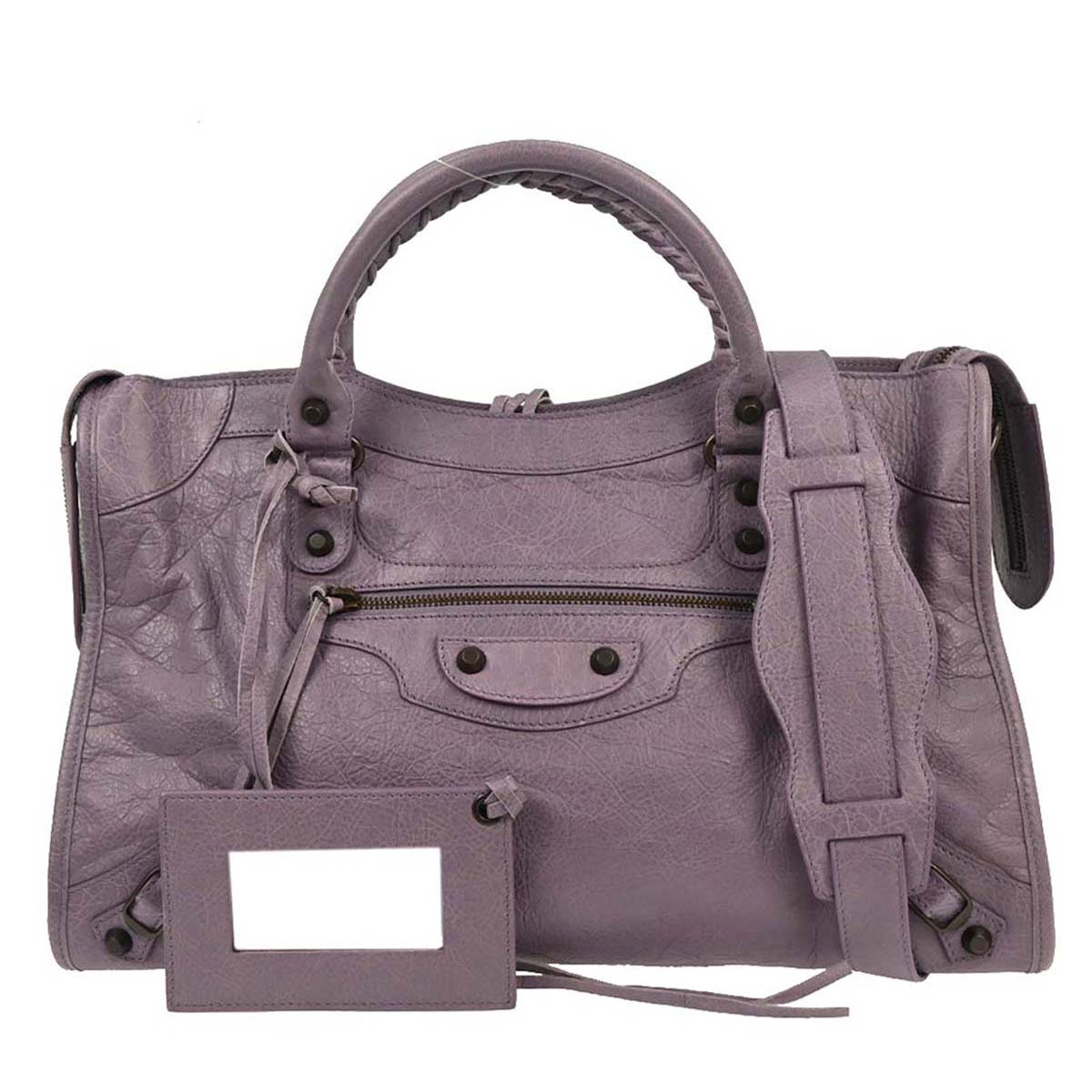 Balenciaga Purple The City Handbag 115748.5425.527276 187011