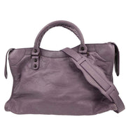 Balenciaga Purple The City Handbag 115748.5425.527276 187011