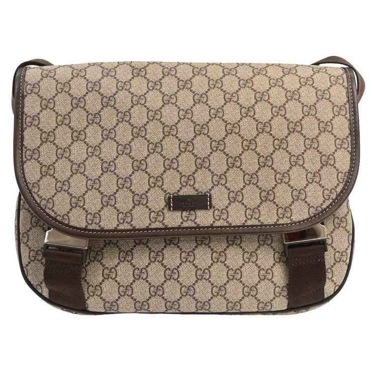 Gucci Brown GG Supreme Messenger Bag 201732 520981 187015