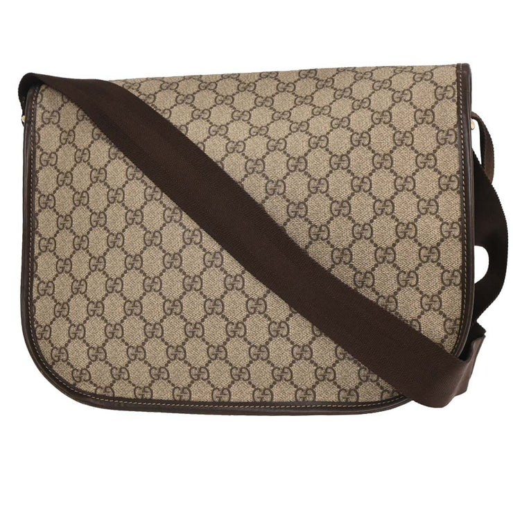 Gucci Brown GG Supreme Messenger Bag 201732 520981 187015