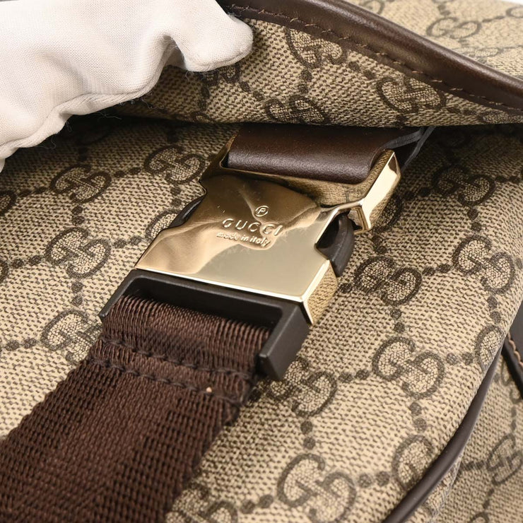 Gucci Brown GG Supreme Messenger Bag 201732 520981 187015