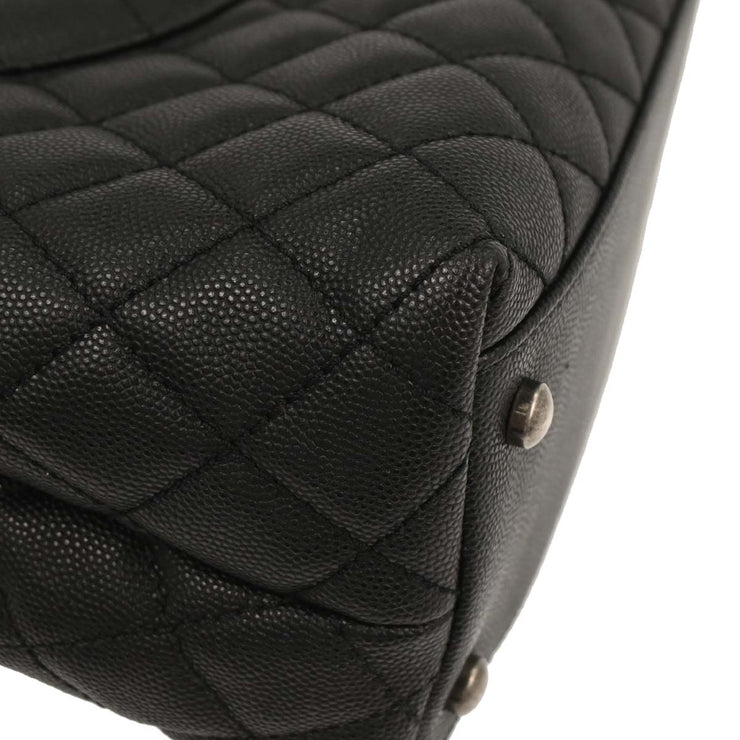 Chanel Black Calfskin Coco Handle 2way Handbag 187018