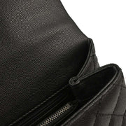 Chanel Black Calfskin Coco Handle 2way Handbag 187018