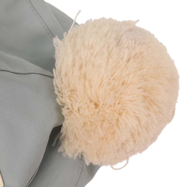 Chanel Light Blue Knit Cap Hat Sport Line #M Small Good 187019