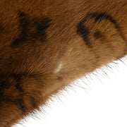 Louis Vuitton * Mink Shawl Stole M74259 Small Good 187020