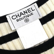 Chanel Short Sleeve Top White 98P #40 187022