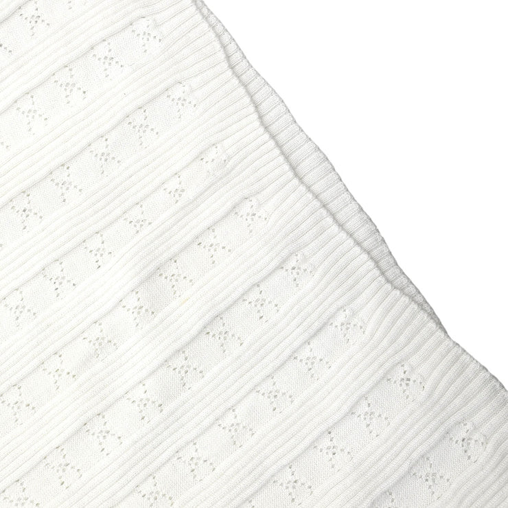 Chanel Sleeveless Tank Top White #38 05P 187023