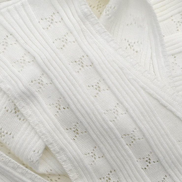 Chanel Sleeveless Tank Top White #38 05P 187023