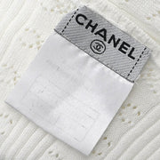 Chanel Sleeveless Tank Top White #38 05P 187023