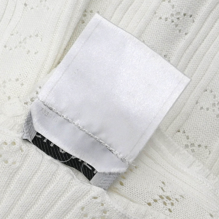 Chanel Sleeveless Tank Top White #38 05P 187023