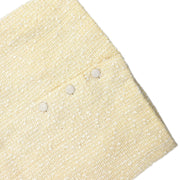 Chanel Setup Suit Collarless Jacket Skirt Off-white 96C #38 187024