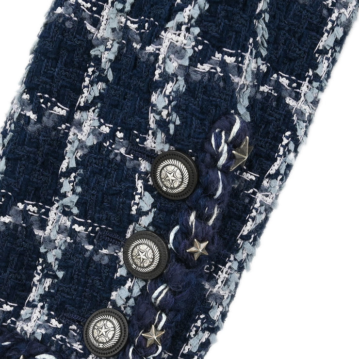 Chanel Single Breasted Jacket Navy P49462V36376 #40 187030