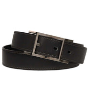Hermes Black Ardoise Box Calf Togo Belt #80 Small Good Square:E 187031