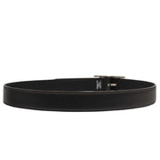 Hermes Black Ardoise Box Calf Togo Belt #80 Small Good Square:E 187031