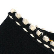 Chanel Setup Suit Jacket Skirt Black PCA94 #38 187038