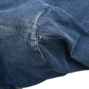 Chanel Collarless Denim Jacket Indigo 06P #36 187040