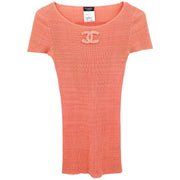 Chanel Short Sleeve Top Pink 09P #38 187041