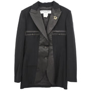 Christian Dior Single Breasted Jacket Black 1A12021147 #38 187042