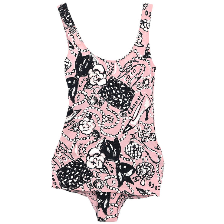 Chanel Swimwear Swimsuit Pink #34 187043