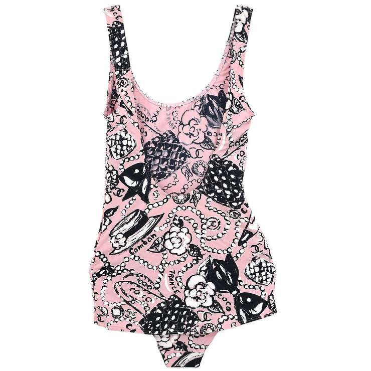 Chanel Swimwear Swimsuit Pink #34 187043