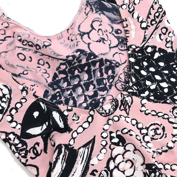 Chanel Swimwear Swimsuit Pink #34 187043