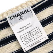 Chanel Short Sleeve Top White 03P #36 187045